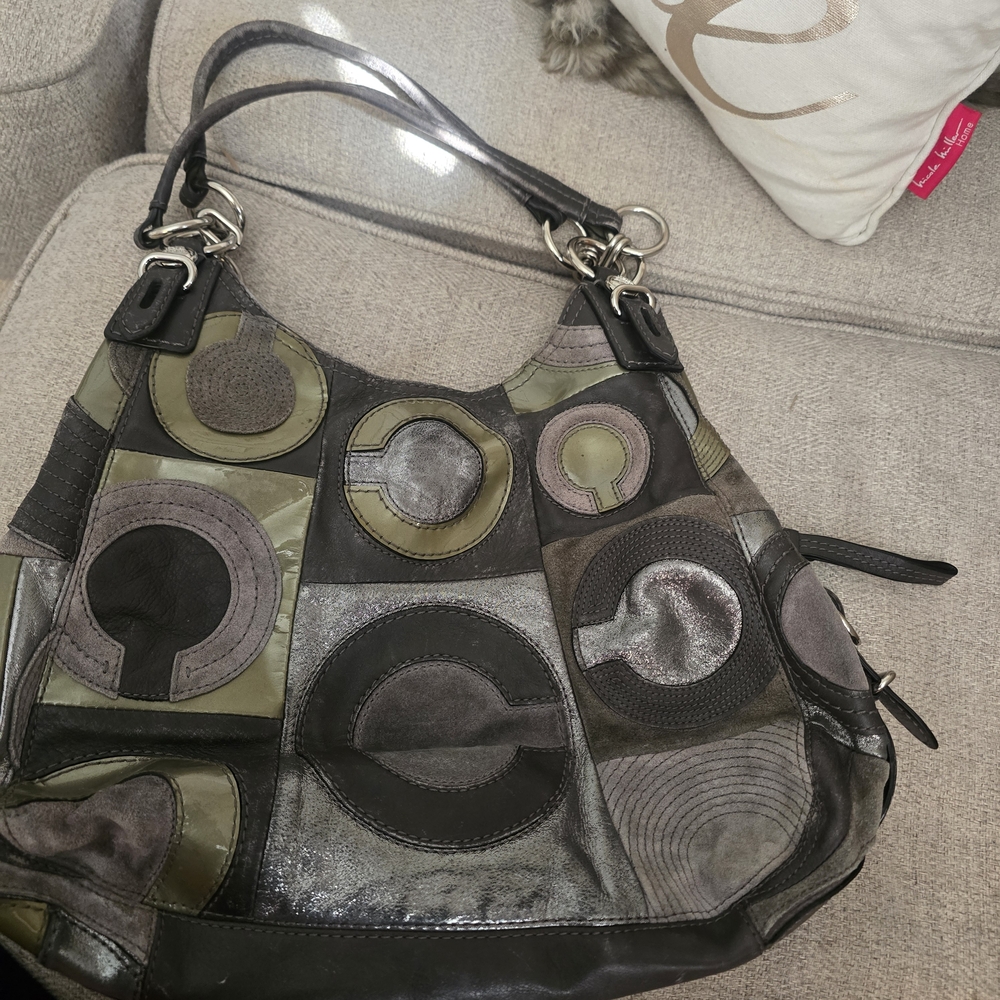 Coach Multicolor Patchwork Hobo Bag - image 10